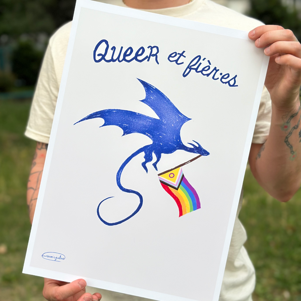 Queer et Fier·es ✶ A3 Print signed