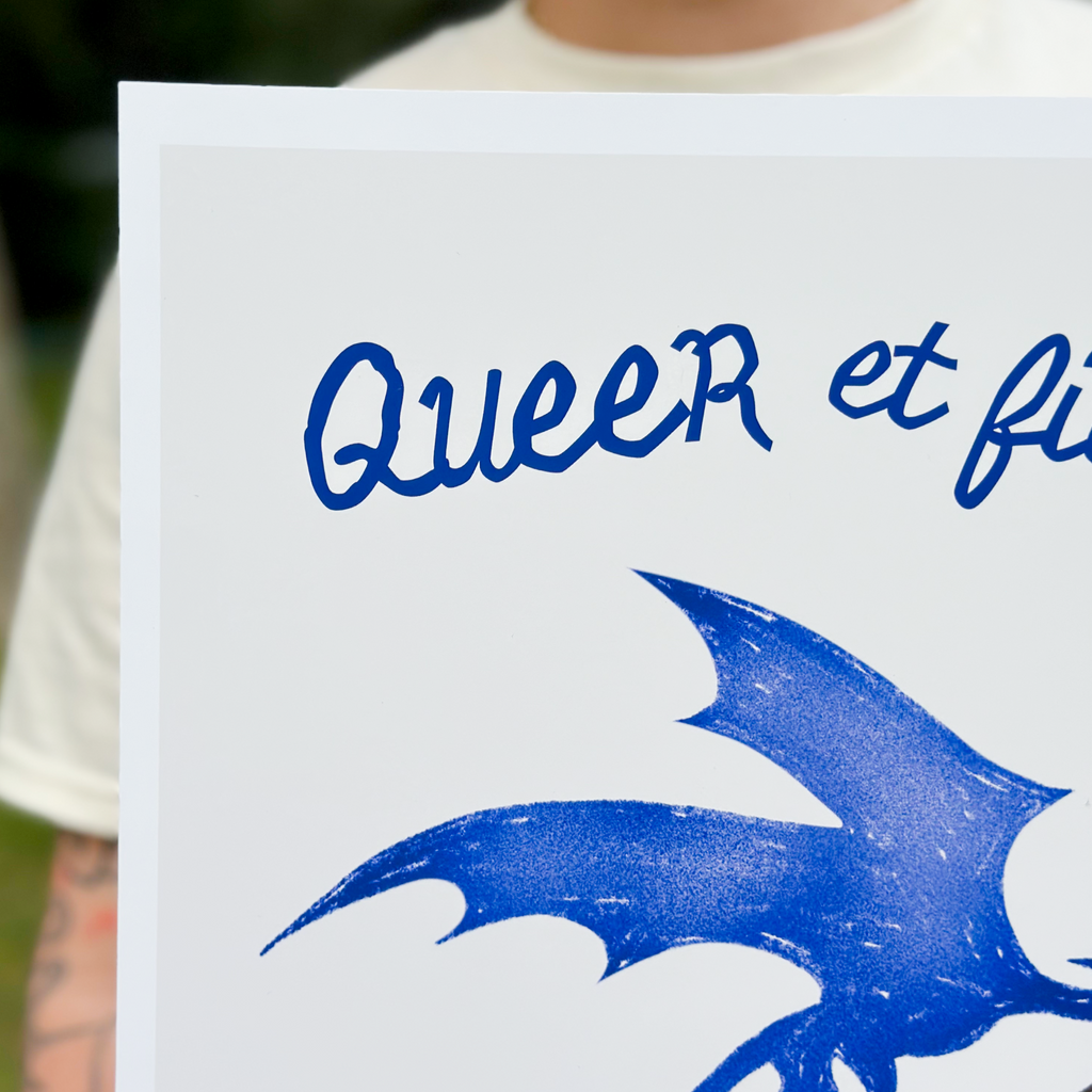 Queer et Fier·es ✶ A3 Print signed