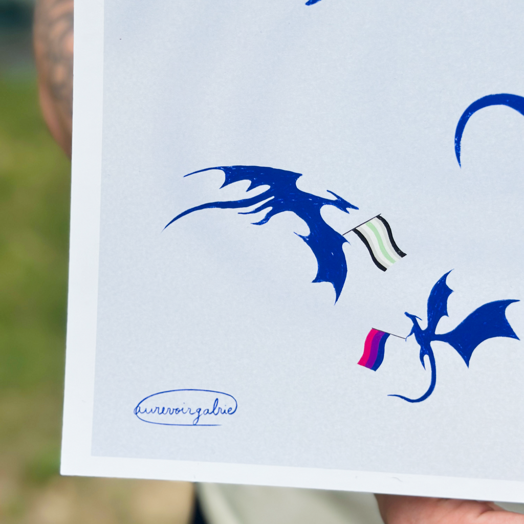 Dragons of Pride ✶ Signed A3 Print