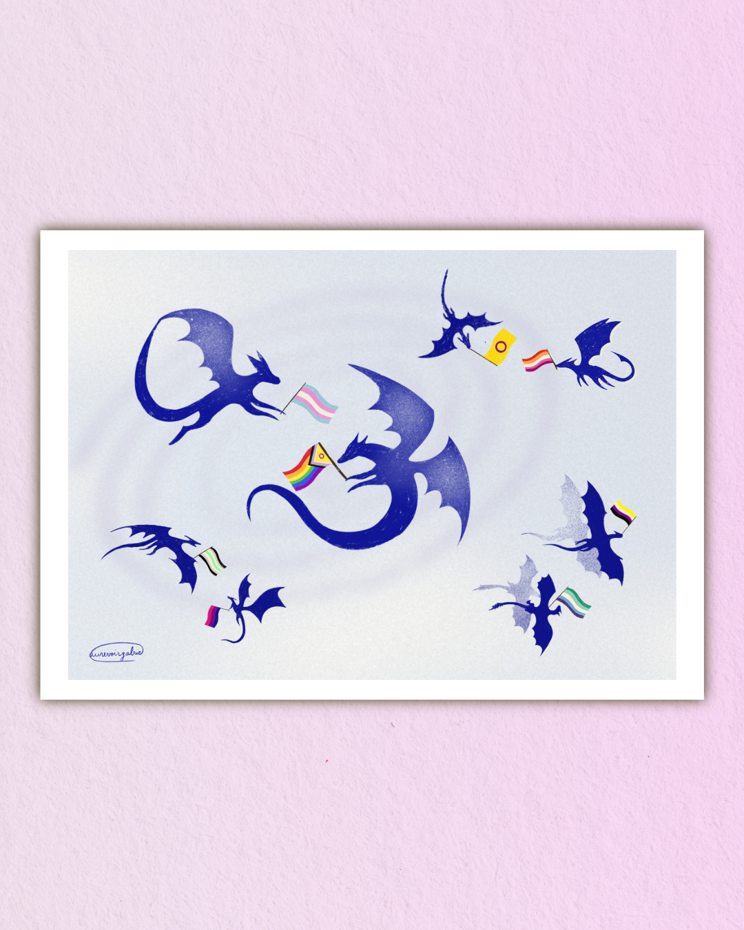Dragons of Pride ✶ Signed A3 Print
